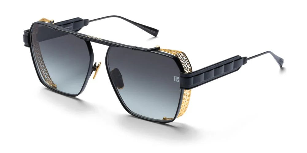 NWT BALMAIN SUNGLASSES WOMEN GOLD GEOMETRIC EYEWEAR BALMAIN NEW Balmain Wonder Boy III BPS-127B Sunglasses - US main image 3