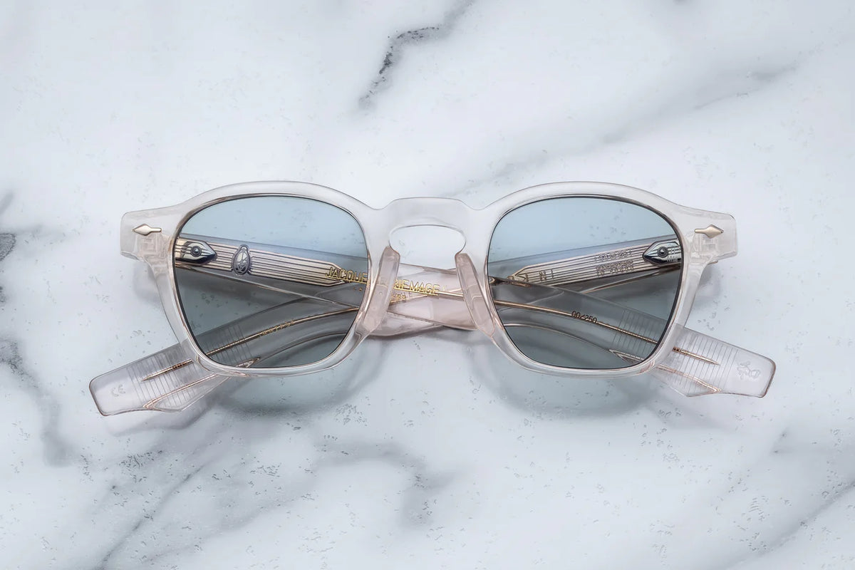 ＊カメリア＊様 Jacques Marie Mage Zephirin Cameo Pink Sunglasses Blue Lens Japan