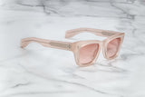 Jacques Marie Mage Dealan 53 Pink Quartz Designer Sunglasses | ABCGlasses.com