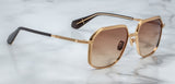 Jacques Marie Mage Aida Gold Sunglasses - Handcrafted Limited Edition Frames | ABCGlasses.com