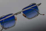 Jacques Marie Mage Atkins Frost Sunglasses - Premium Handmade Clear Acetate Frames | ABCGlasses.com