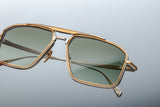 Jacques Marie Mage Earl Silver Sunglasses - Limited Edition Designer Eyewear | ABCGlasses.com