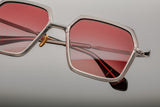 Jacques Marie Mage Sunglasses - Ugo Silver Luxury Designer Eyewear | ABCGlasses.com