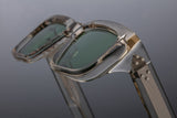 Jacques Marie Mage Walker Beige Sunglasses - Luxury Square Acetate Frames | ABCGlasses.com