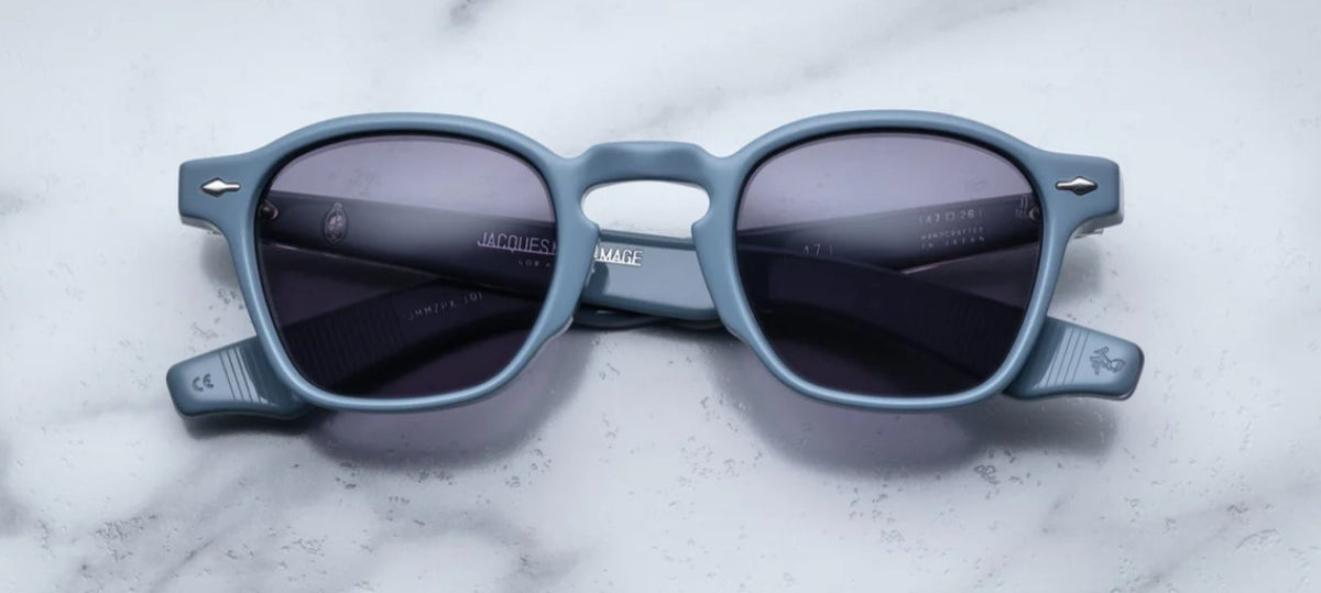 ジージェネ Jacques Marie Mage Zephirin 47 Tiger Sunglasses Blue Grey – ABC