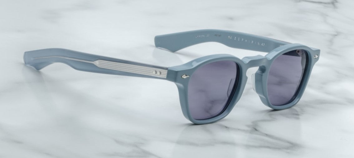 Jacques Marie Mage Zephirin 47 Tiger Sunglasses Blue Grey – ABC