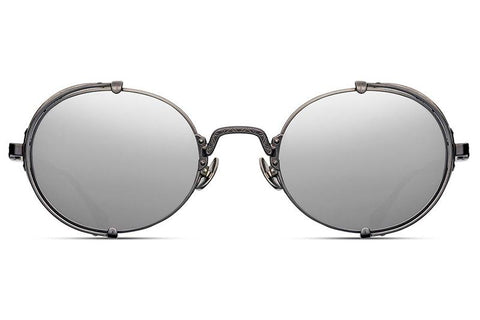 Matte Black Palladium w/ Silver Mirror Lens 10610H Matsuda Sunglasses ABC Glasses