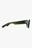 Balmain B-III Olive Palladium Luxury Eyeglasses | ABCGlasses.com