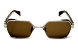 Balmain Sunglasses - Brigade III Palladium and Striped Tortoise | ABCGlasses.com