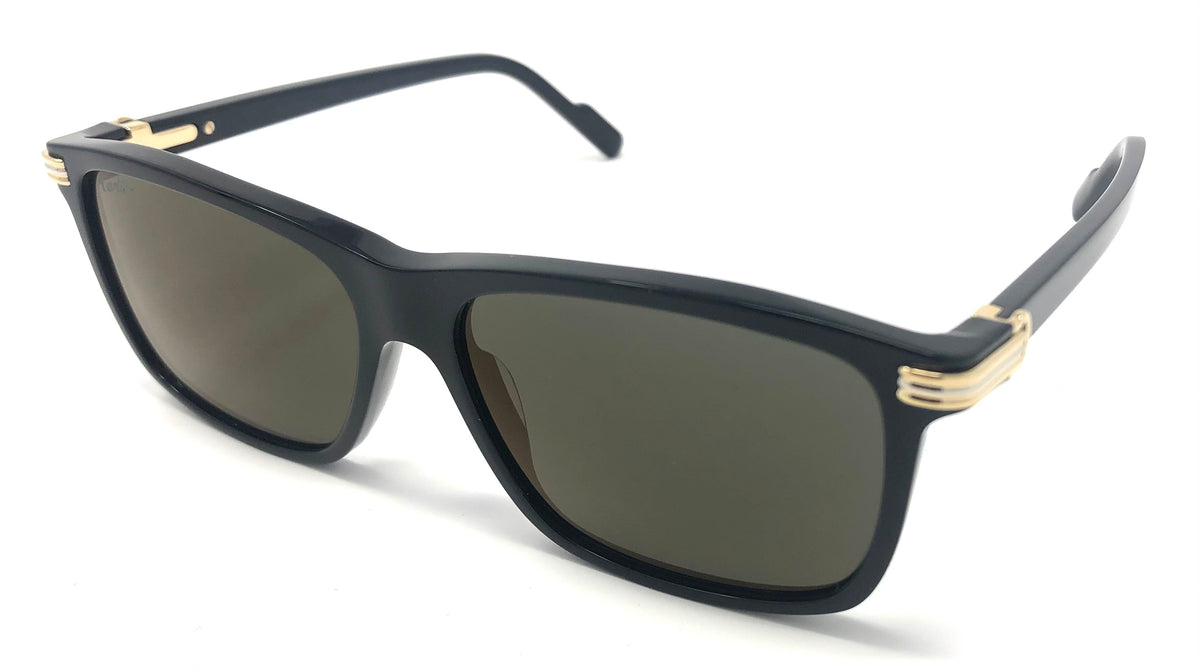 Cartier C Décor CT0160S Sunglasses - Black – ABC Glasses