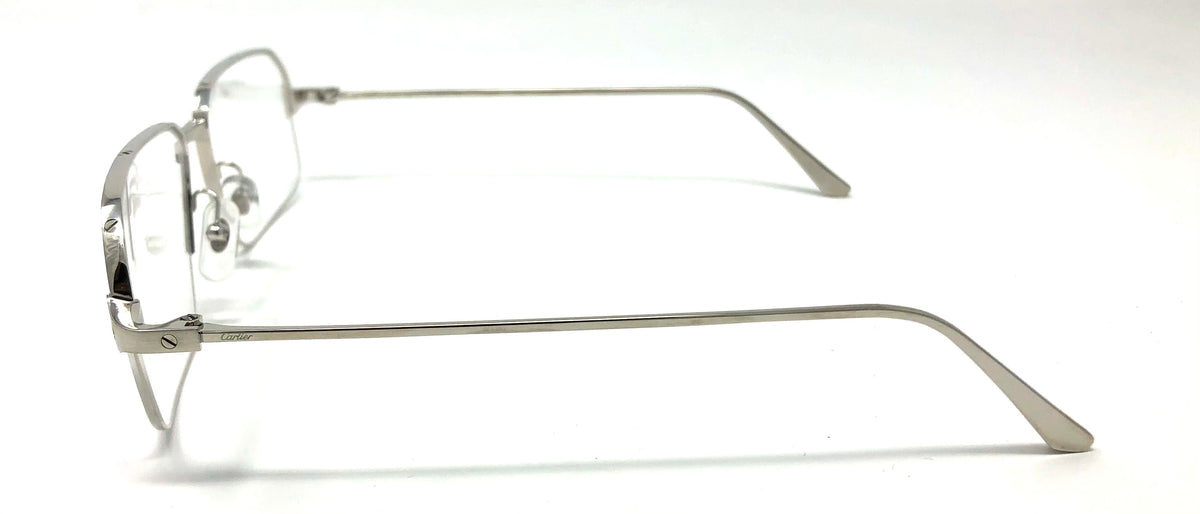 Cartier Santos de Cartier CT0232O Glasses - Platinum – ABC Glasses