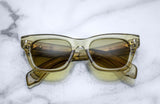 Jacques Marie Mage Sunglasses - Dealan Olive | ABCGlasses.com