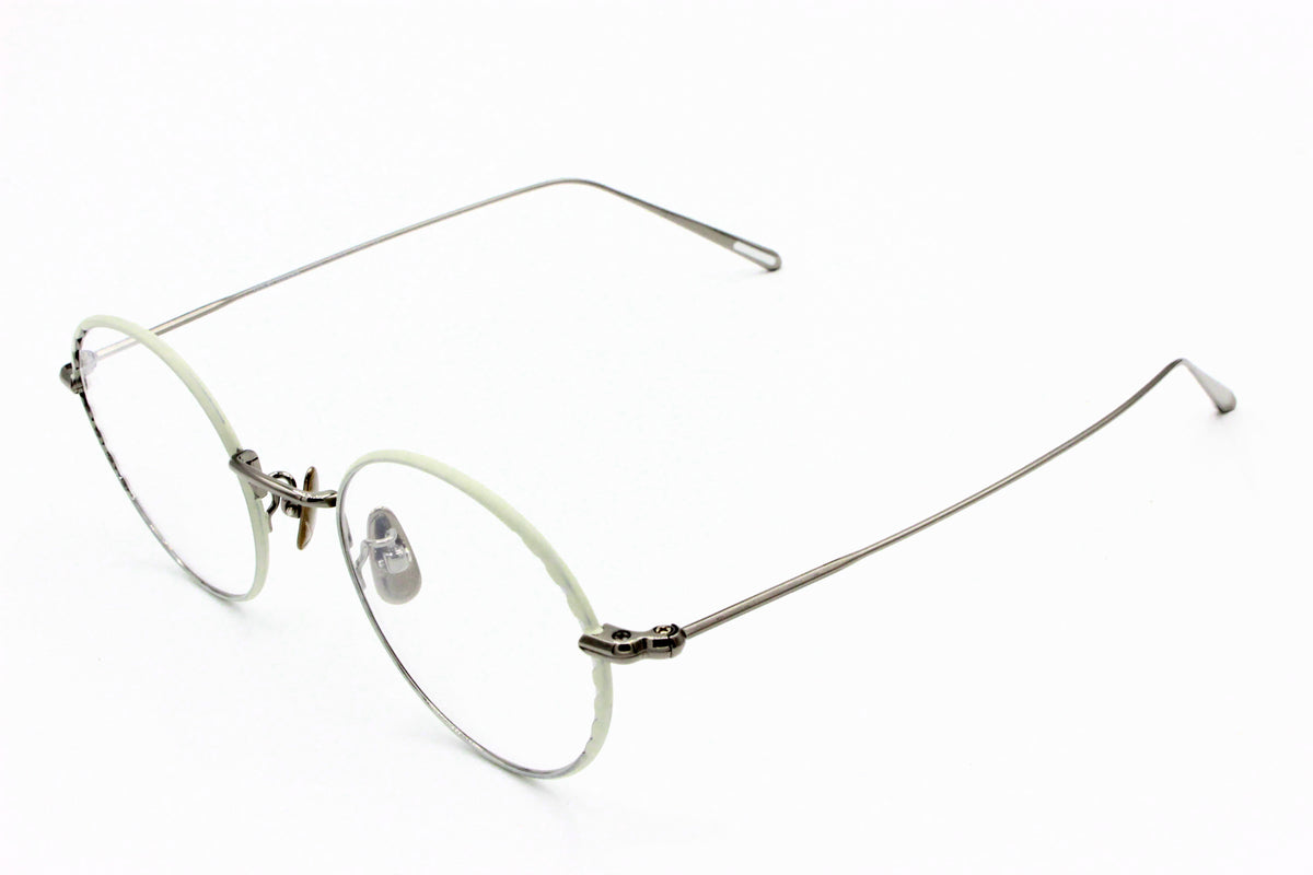 Yuichi Toyama - Elmo U-102 Eyeglasses - Grey Silver – ABC Glasses