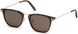 Tom Ford FT0672 Beau Dark Havana Sunglasses ABCGlasses.com