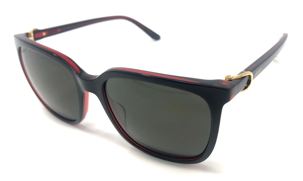 Cartier C D cor CT0004S Sunglasses Black