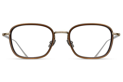 Antique Gold / Taupe M3075 Matsuda Eyewear ABC Glasses