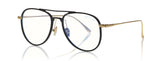 Tom Ford TF5666 002 Matte Black Aviator Eyeglasses ABC Glasses