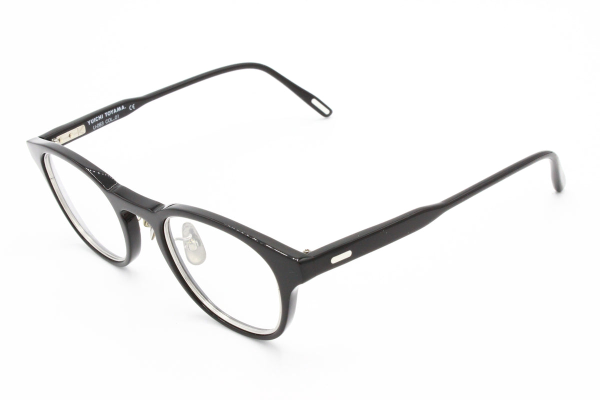 Yuichi Toyama Eyeglasses - U-083 TXL 01 Black Silver