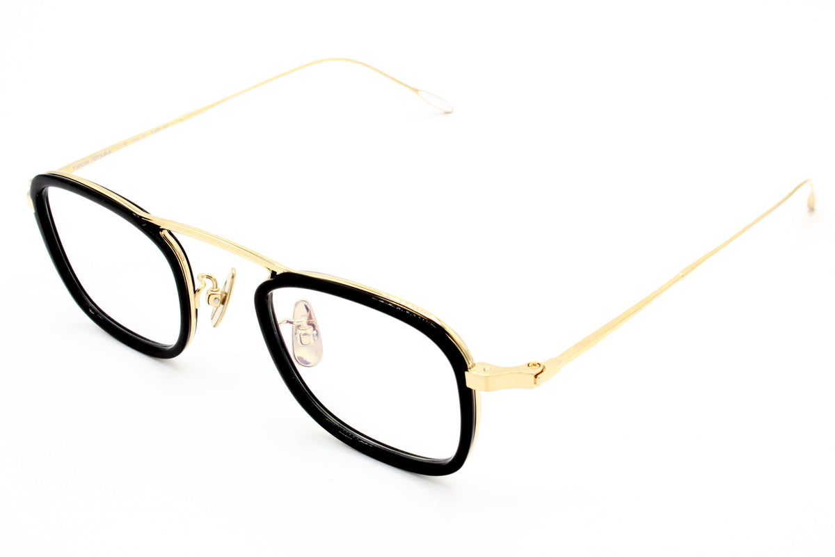 Yuichi Toyama - U130 F Walter Eyeglasses - Black and Gold