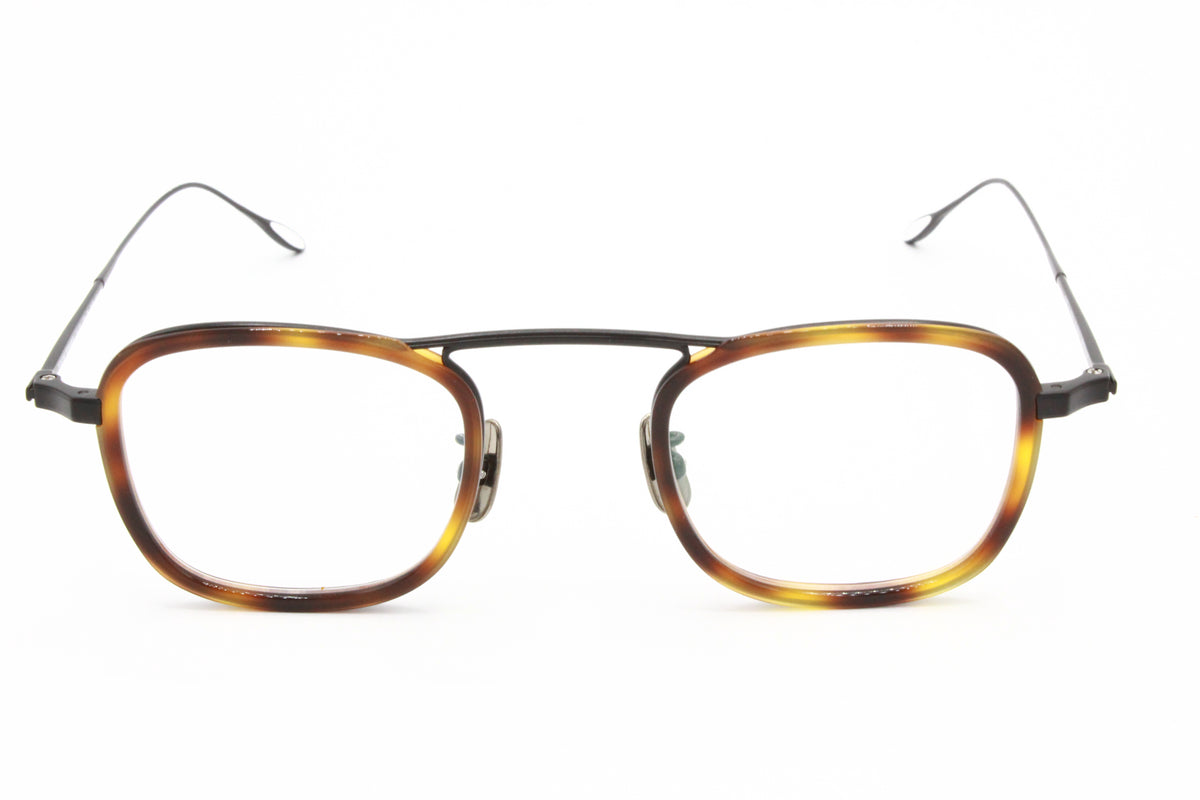 Yuichi Toyama - U130 F Walter Eyeglasses - Black and Tortoise