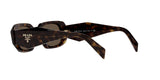 Prada PR 17WS 2AU8C1 sunglasses, tortoise frame with brown lenses, angled rear view