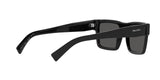 Prada PR 19WS 1AB5S0 sunglasses, black frame with dark grey lenses, angled rear view