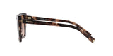 Prada PR 23ZS 07R0A6 sunglasses, caramel tortoise frame with brown gradient lenses, side view
