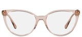 Versace VE3298B - 5339 Eyeglass Frame Transparent Pink w/Demo Lens 55mm
