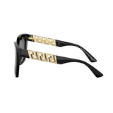 Versace Woman Sunglasses Black Frame, Dark Grey Lenses, 56MM