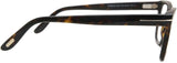 Tom Ford Unisex Eyeglasses - FT 5820 -B 052 Shiny Classic Dark Havana