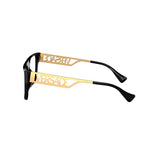 Versace VE 3326U GB1 Black/Gold Plastic Rectangle Eyeglasses 55mm