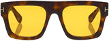 Tom Ford Unisex Sunglasses - FAUSTO FT0711 Havana/Brown