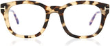 Tom Ford Unisex Eyeglasses - FT 5542 -B 056 Shiny Vintage Havana Rose Gold