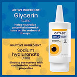 OPTASE HYLO Relief Dry Eye Drops - Fast-Acting Preservative Free Eye Drops for Dry Eyes - With Patented HYLO Delivery System - Artificial Tears for Mild to Moderate Dry Eye Relief - .33 Oz, 300 Doses