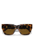 Versace Woman Sunglasses Havana Frame, Dark Brown Polarized Lenses, 53MM