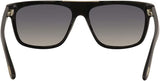 Tom Ford Sunglasses - Cecilio FT 0628 02 01B Shiny Black Smoke