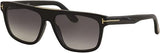 Tom Ford Sunglasses - Cecilio FT 0628 02 01B Shiny Black Smoke