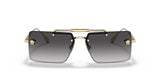 Versace Woman Sunglasses Gold Frame, Grey Gradient Lenses, 60MM