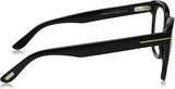 Tom Ford  Women's Eyeglasses - TF5537B 001 Black 52mm FT5537