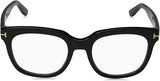 Tom Ford  Women's Eyeglasses - TF5537B 001 Black 52mm FT5537