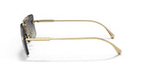 Versace Woman Sunglasses Gold Frame, Grey Gradient Lenses, 60MM