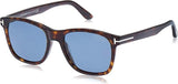 Tom Ford Unisex Sunglasses - FT0595 52D Dark Havana Eric Oval