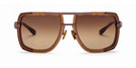 Balmain Soldier Brown Pilot Designer Sunglasses | ABCGlasses.com