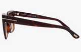 Dark Havana acetate frame close-up
