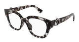 Cartier Women’s Eyeglasses CT0566O-008 53 Havana | ABCGlasses.com
