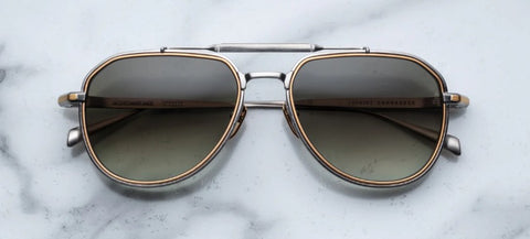 Jacques Marie Mage Sunglasses - Commander Silver | ABCGlasses.com