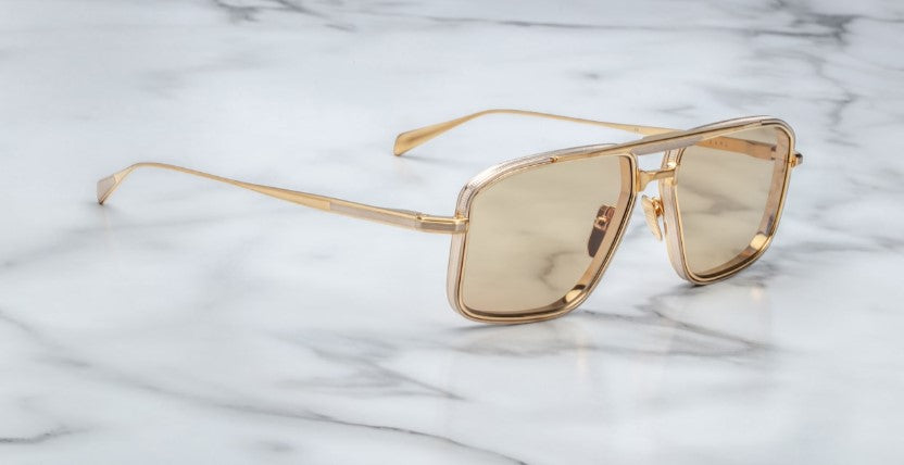 Jacques Marie Mage Earl Gold Titanium Navigator Sunglasses – ABC Glasses
