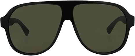 Gucci Women’s Urban Sunglasses GG0009S 001 Black Green | ABCGlasses.com