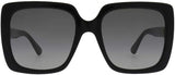 Gucci Women’s Designer Sunglasses GG0141S 001 Square Black | ABCGlasses.com