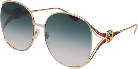 Gucci Women’s Sunglasses GG0225S 004 Gold | ABCGlasses.com